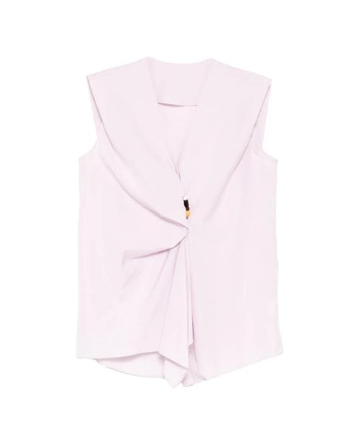 JNBY Pink Deconstructed Blouse