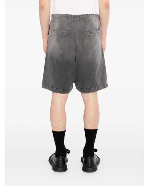 Maison Mihara Yasuhiro Gray Sun Faded Like Sweat Shorts for men