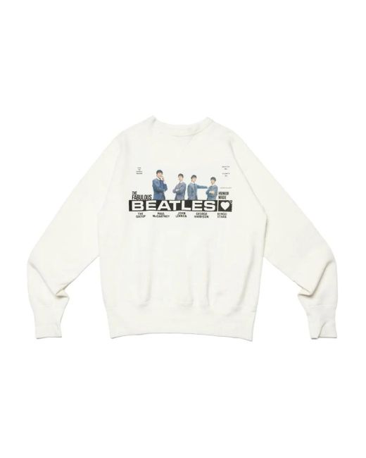 Human Made White Cotton Sweatshirt for men