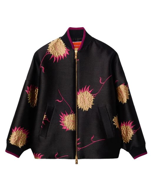 LaDoubleJ Black 'Brooklyn' Bomberjacke