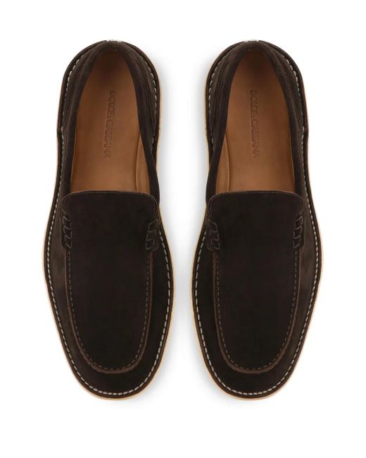 Dolce & Gabbana Black Loafers for men