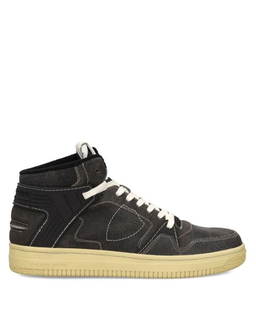 Philippe Model Black High-Top Sneakers for men