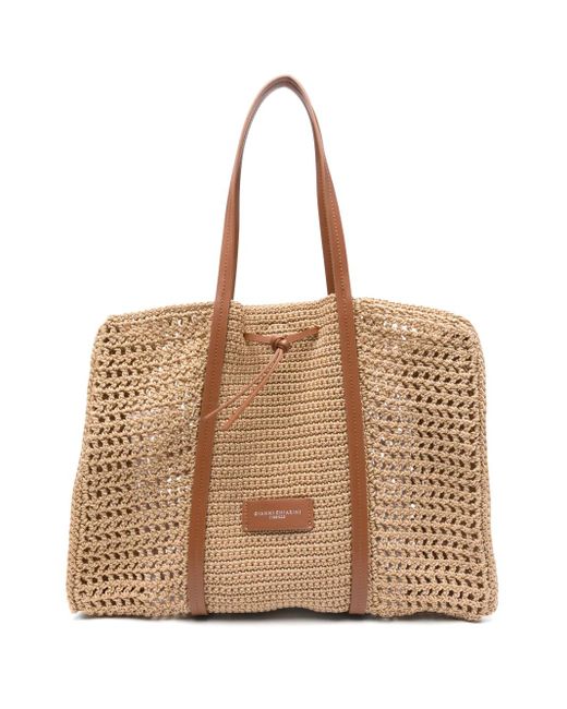 Gianni Chiarini Natural Victoria Tote Bag
