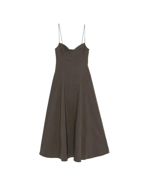 St. Agni Multicolor Cami Panelled Midi Dress