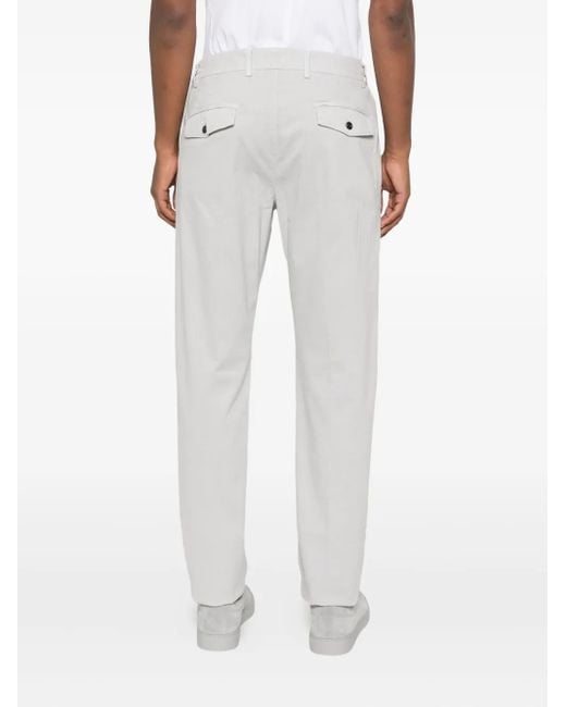 Eleventy Plissierte Hose in White für Herren