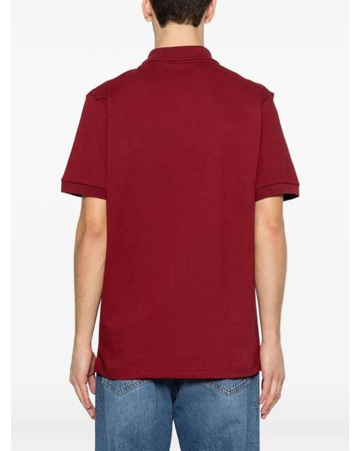 Boss Red Polo En Coton Stretch À Patch Logo for men
