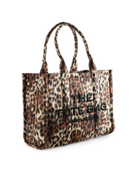 Marc Jacobs Black Leopard-Pattern Tote Bag