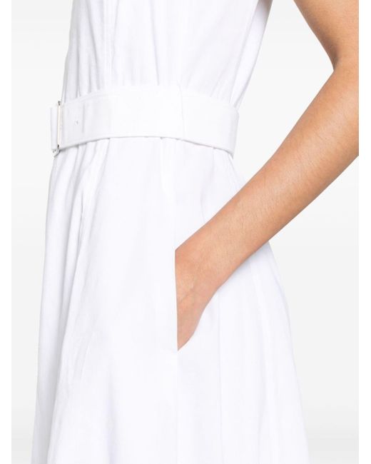Theory Midi-jurk Met A-lijn in het White