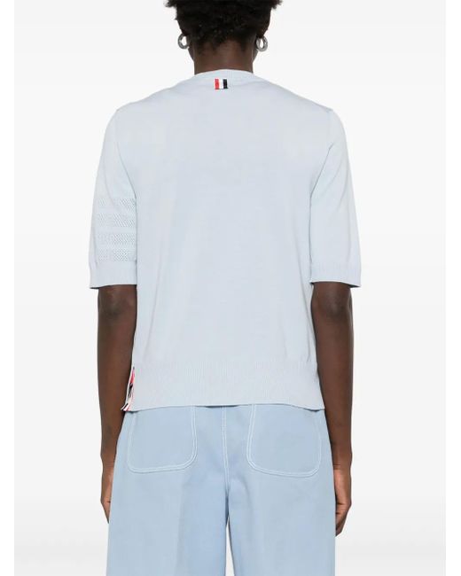 Thom Browne 4bar ポインテール Tシャツ White