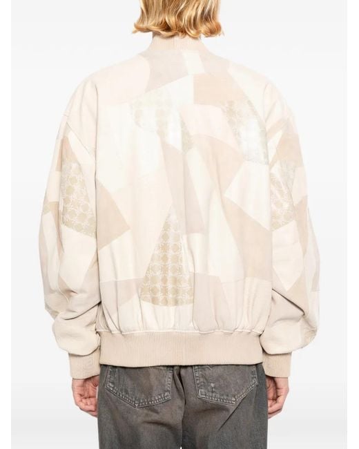 Amiri Bomberjack Met Patchwork in het White voor heren