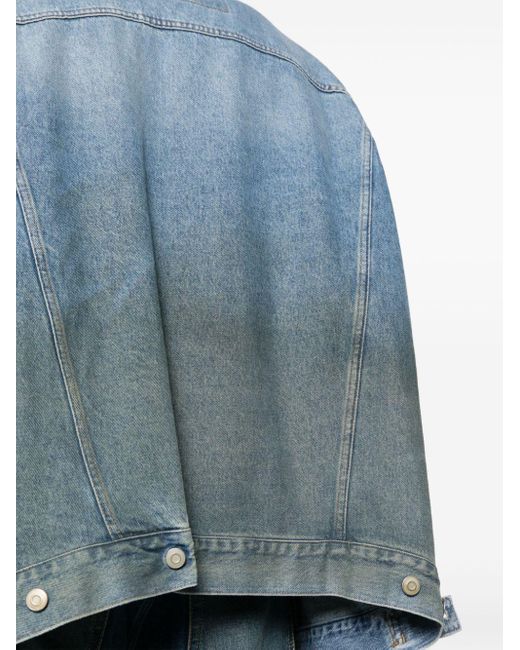 Magliano Ausgeblichene Jeansjacke in Blue für Herren