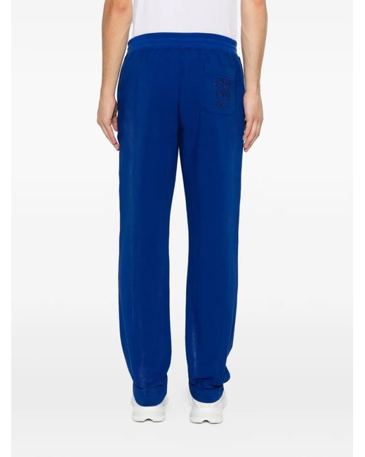 Stefano Ricci Blue Drawstring-Waist Track Pants for men