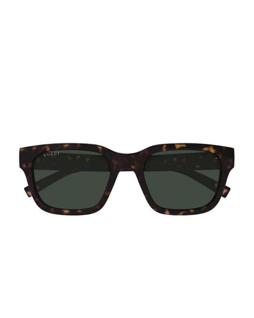 Gucci Black Square-Frame Sunglasses for men
