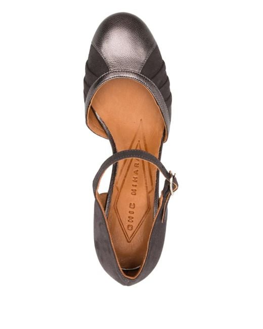 Chie Mihara Brown 80Mm Block-Heel Pumps