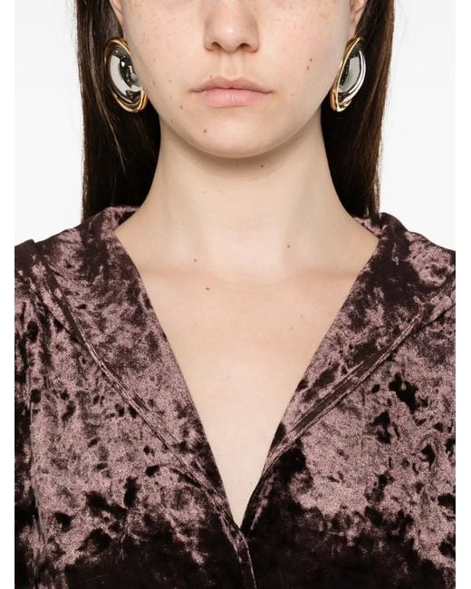 Ba&sh Black V-Neck Bodysuit