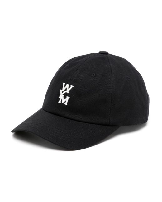 Wooyoungmi Black Logo-embroidered Baseball Cap for men