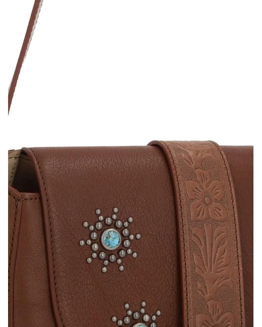 HTC Brown Joan Shoulder Bag