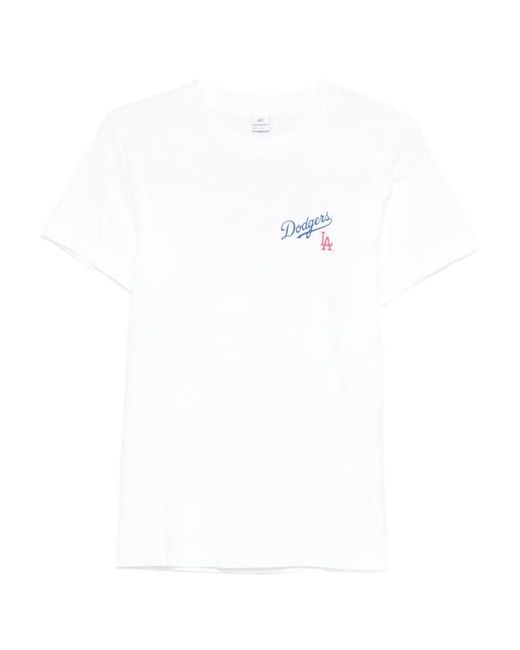 Sporty & Rich White Dodgers T-Shirt