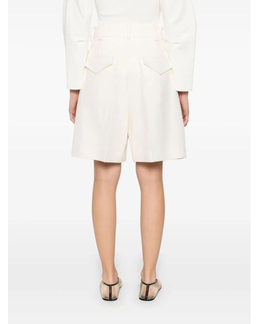 Jil Sander White Tailored Shorts