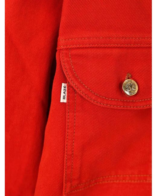 Blazé Milano Red Berber Buttoned Shirt