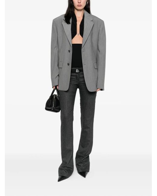 Coperni Gray Checked Trousers