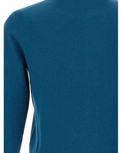 Sun 68 Blue Crew-Neck Sweater for men