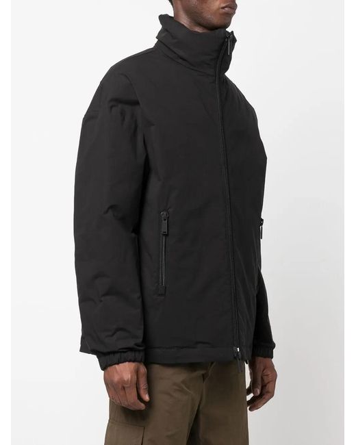 DSquared² Black High-Neck Padded Jacket for men