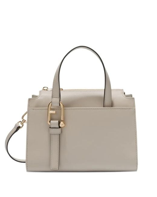 Furla Natural Kleine Nuvola Boston Handtasche