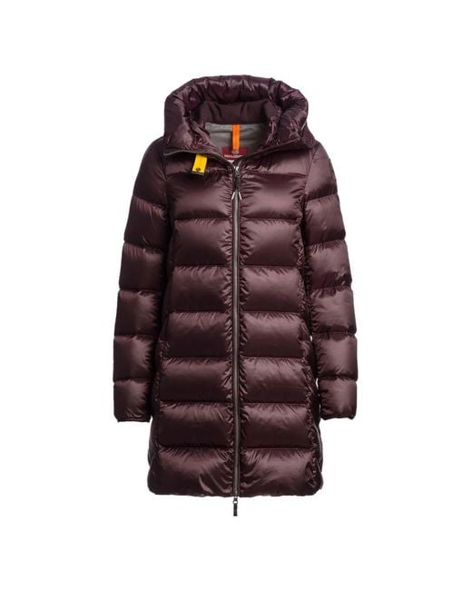 Parajumpers Purple Marion Quilted Coat