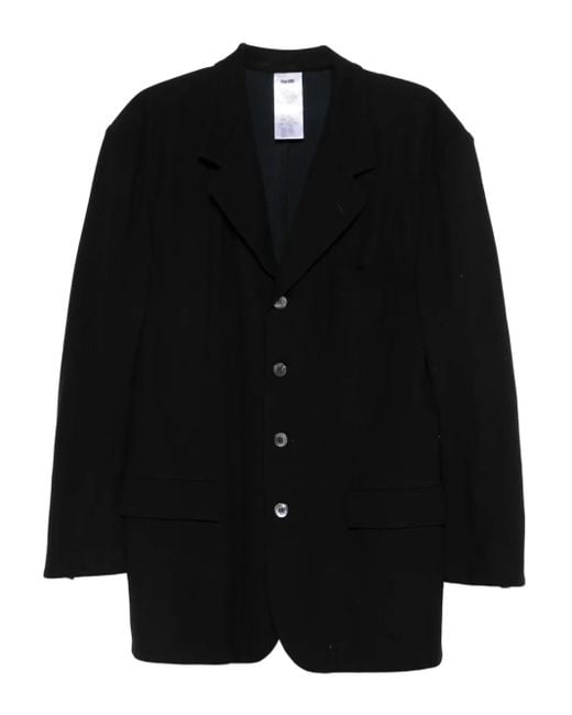 Magliano Black Single-Breasted Blazer for men