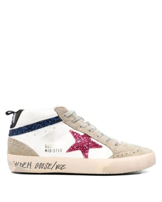 メンズ Golden Goose Deluxe Brand Mid Star "glitter Star" スニーカー Pink
