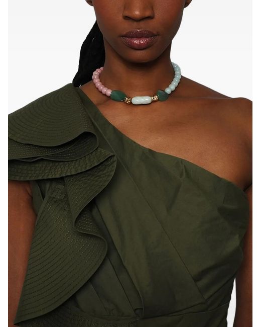 D'Estree Green Elizabeth Beaded Candies Necklace