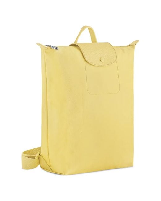 Longchamp Yellow Sac À Dos Le Pliage One