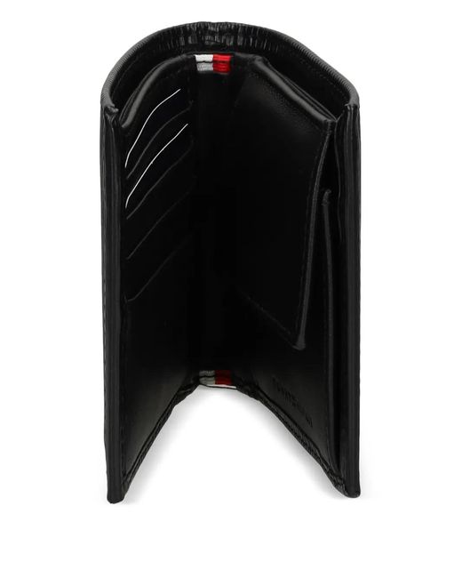 Tommy Hilfiger Black Ribbed Wallet for men