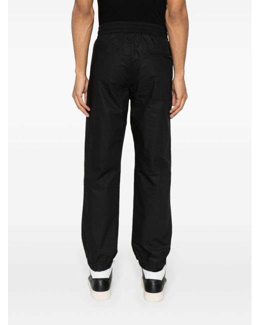 Pantaloni sartoriali con logo di Versace in Black da Uomo