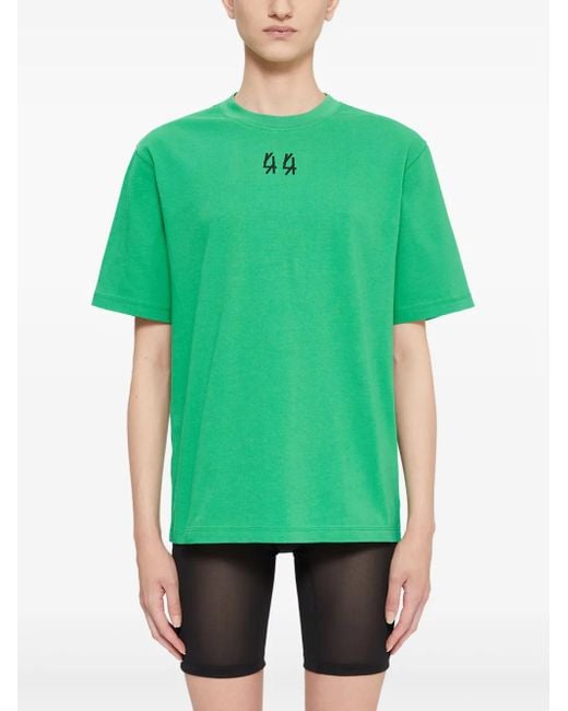 44 Label Group コットン Tシャツ Green