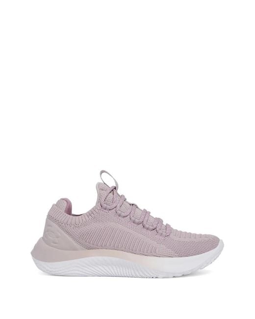 Under Armour Purple Lace-Up Sneakers