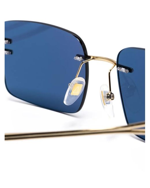 Gigi Studios Blue 6862 Rectangle-Frame Sunglasses