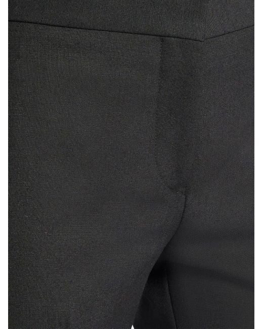 Ferragamo Black Mid-rise Tailored Trousers - Women's - Wool/viscose/other Fibers/virgin Wool
