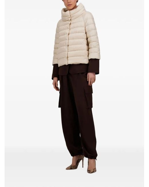 Herno White Sofia Quilted Jacket