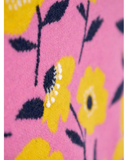 Kate Spade Pink Sunshine Floral Knitted Pencil Skirt