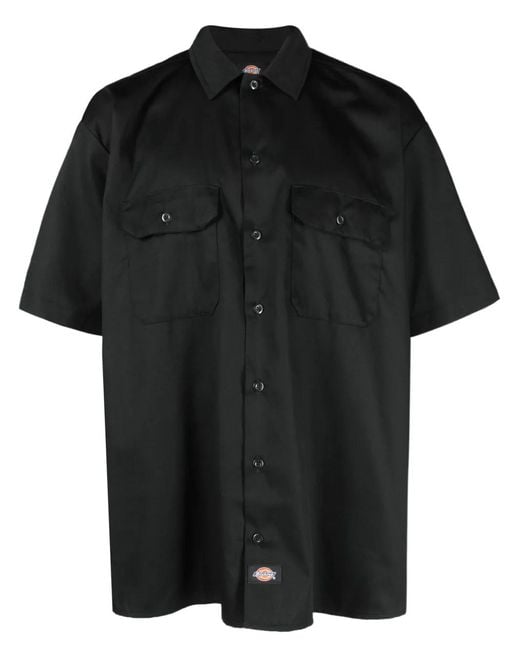 Dickies Overhemd Met Logopatch in het Black voor heren