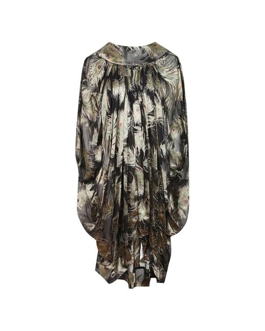 Zimmermann White Ascent Burnout Peacock-Print Top