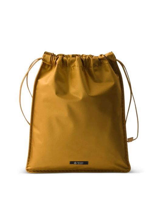 Prada Yellow Wish Silk Pouch