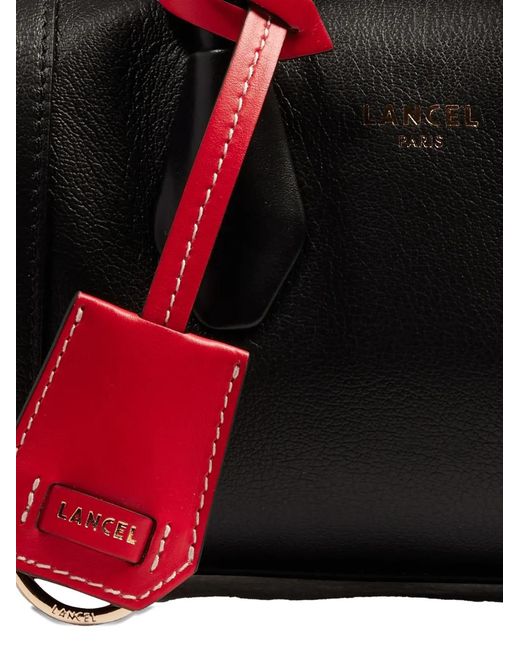 Lancel Black Mini Bcbg Leather Top-Handle Tote Bag