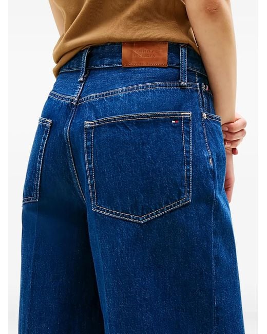 Jeans Con Applicazione Logo di Tommy Hilfiger in Blue