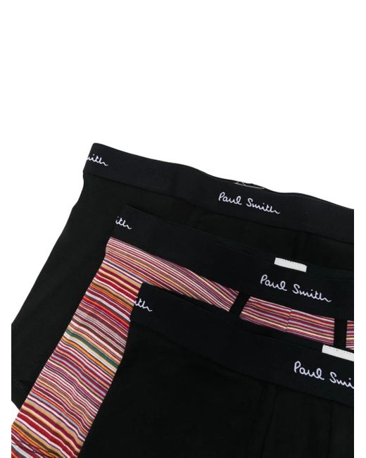 メンズ Paul Smith ロゴ ボクサーパンツ セット Black