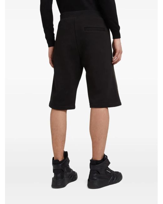 Giuseppe Zanotti Black Lr-16 Cotton Deck Shorts for men