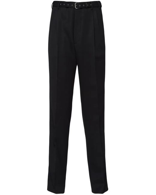 Prada Wollen Pantalon in het Black voor heren