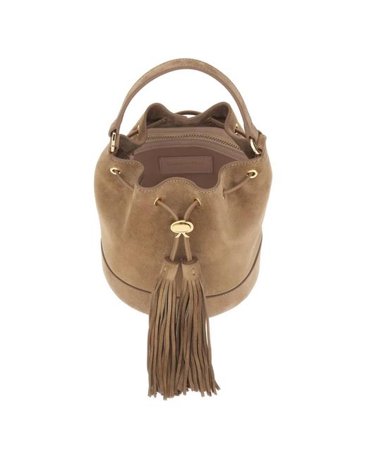 Gianvito Rossi Sienna タッセル バケットバッグ Natural